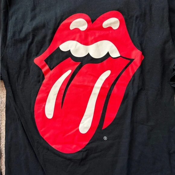 The Rolling Stones 2016 Tour Long Sleeve T Shirt Mens M Band Tee - Picture 2 of 8